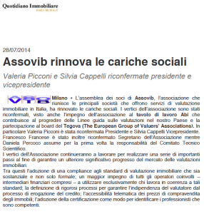 Assovib rinnova le cariche sociali 