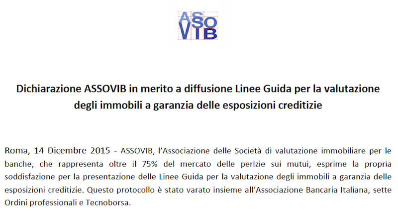 ASSOVIB Linee Guida ABI dic2015